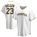 STECN P.Pirates #23 Mitch Keller Player White Home Game Stitched Jerseys