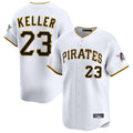STECN P.Pirates #23 Mitch Keller Player White Home Limited Stitched Jerseys