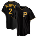 STECN P.Pirates #2 Spencer Horwitz Player Black Alternate 2025 Home Game Stitched Jerseys