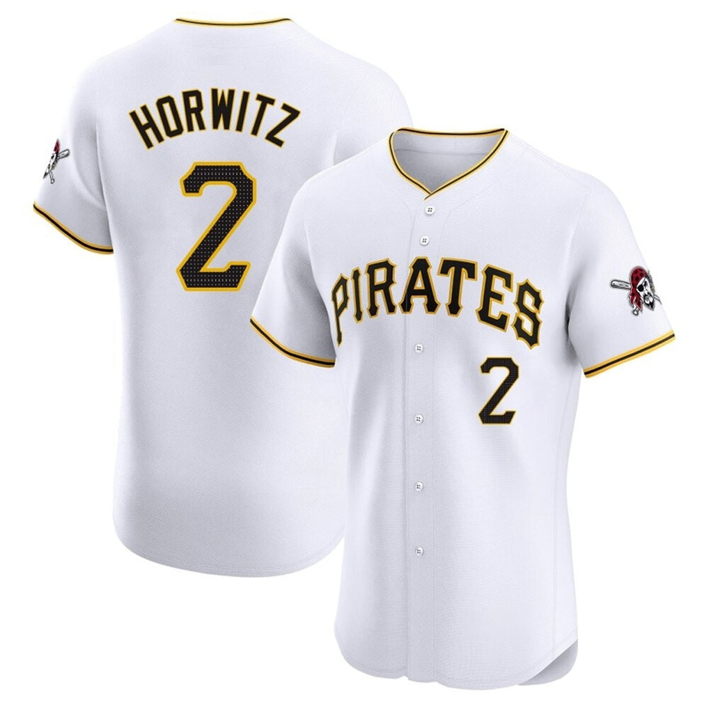 STECN P.Pirates #2 Spencer Horwitz Player White Home Limited Elite Stitched Jerseys