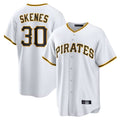 STECN P.Pirates #30 Paul Skenes Player White Home Game Stitched Jerseys