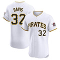 STECN P.Pirates #32 Henry Davis Player White Home Limited Elite Stitched Jerseys