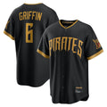 STECN P.Pirates #6 Konnor Griffin Player Black 2026 City Connect Home Game Stitched Jerseys