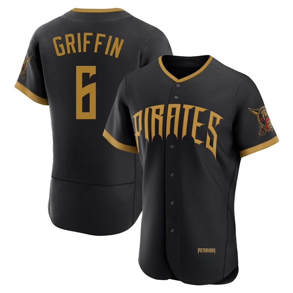 STECN P.Pirates #6 Konnor Griffin Player Black 2026 City Connect Home Limited Elite Stitched Jerseys