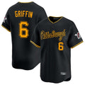 STECN P.Pirates #6 Konnor Griffin Player Black Alt Home Limited Stitched Jerseys
