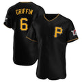 STECN P.Pirates #6 Konnor Griffin Player Black Alternate 2025 Home Limited Elite Stitched Jerseys