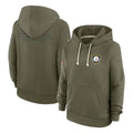 STECN P.Steelers Olive Salute to Service Pullover Hoodies Limited Blank Player Stitched Jerseys