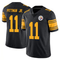STECN P.Steelers #11 Michael Pittman Jr. Player Black Limited Color Rush Home Game Stitched Jerseys