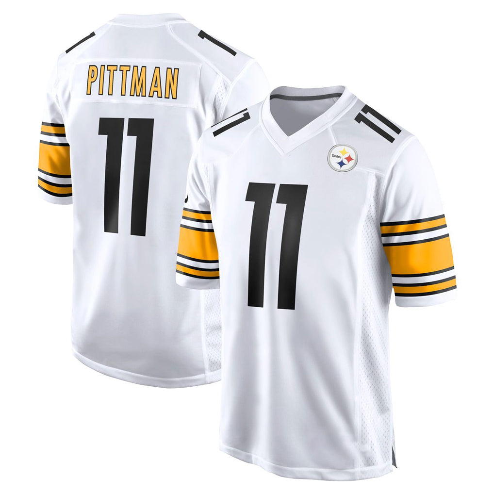 STECN P.Steelers #11 Michael Pittman Jr. Player White Home Game Stitched Jerseys