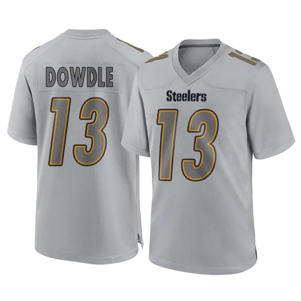 STECN P.Steelers #13 Rico Dowdle Player Gray Atmosphere Fashion Home Game Stitched Jerseys