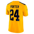 STECN P.Steelers #24 Joey Porter Jr. Gold Alternate 1933 Throwback Vapor F.U.S.E. Limited Jerseys