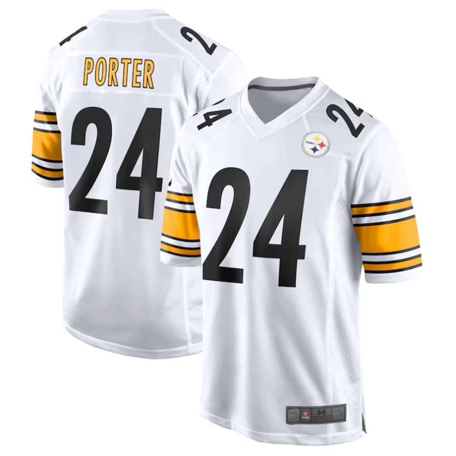 STECN P.Steelers #24 Joey Porter Jr. Player White Game Stitched Jerseys