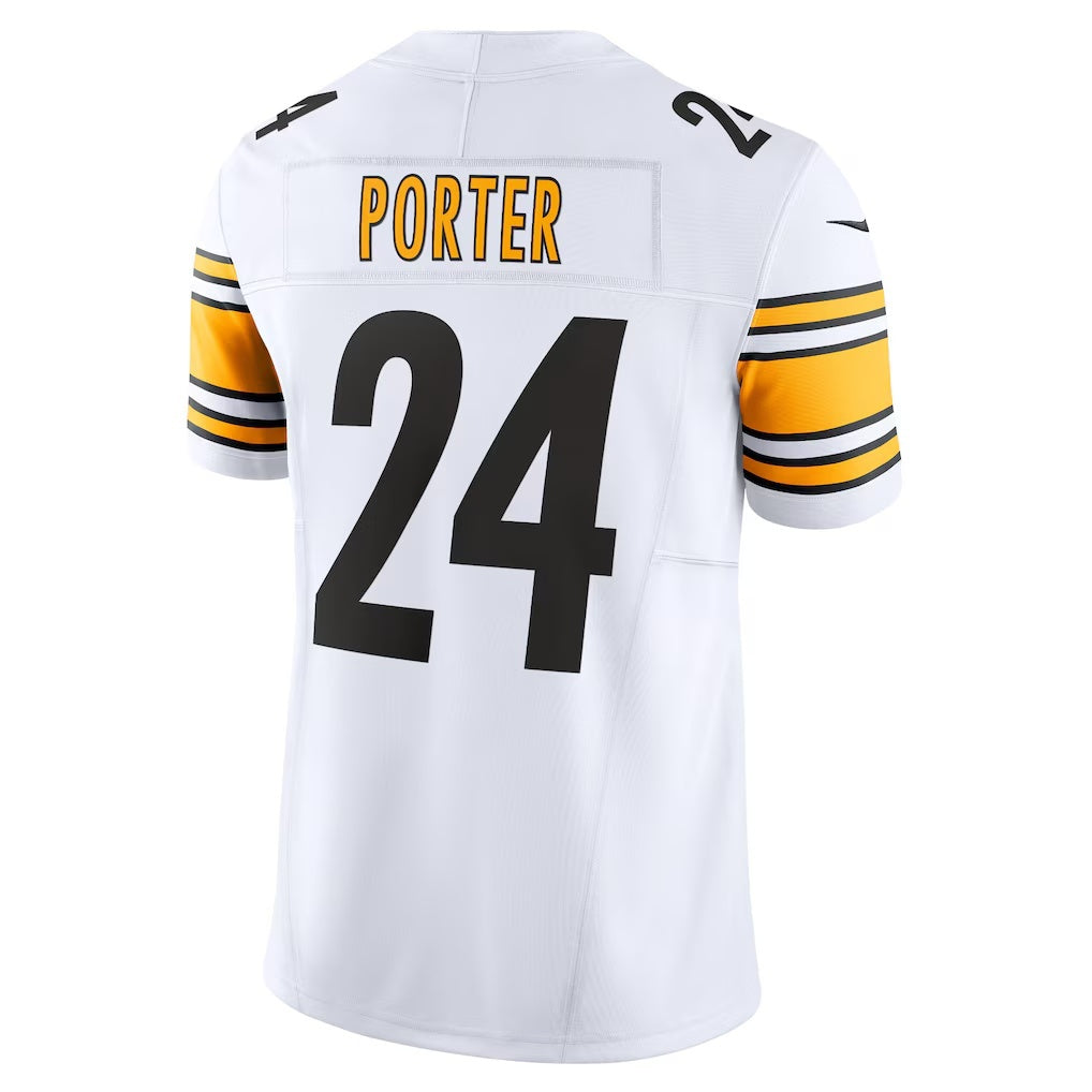 STECN P.Steelers #24 Joey Porter Jr. White Vapor F.U.S.E. Limited Jersey
