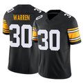 STECN P.Steelers #30 Jaylen Warren Player Black Limited Alternate Vapor F.U.S.E. Home Game Stitched Jerseys