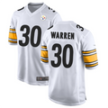 STECN P.Steelers #30 Jaylen Warren White Game American Stitched Jersey