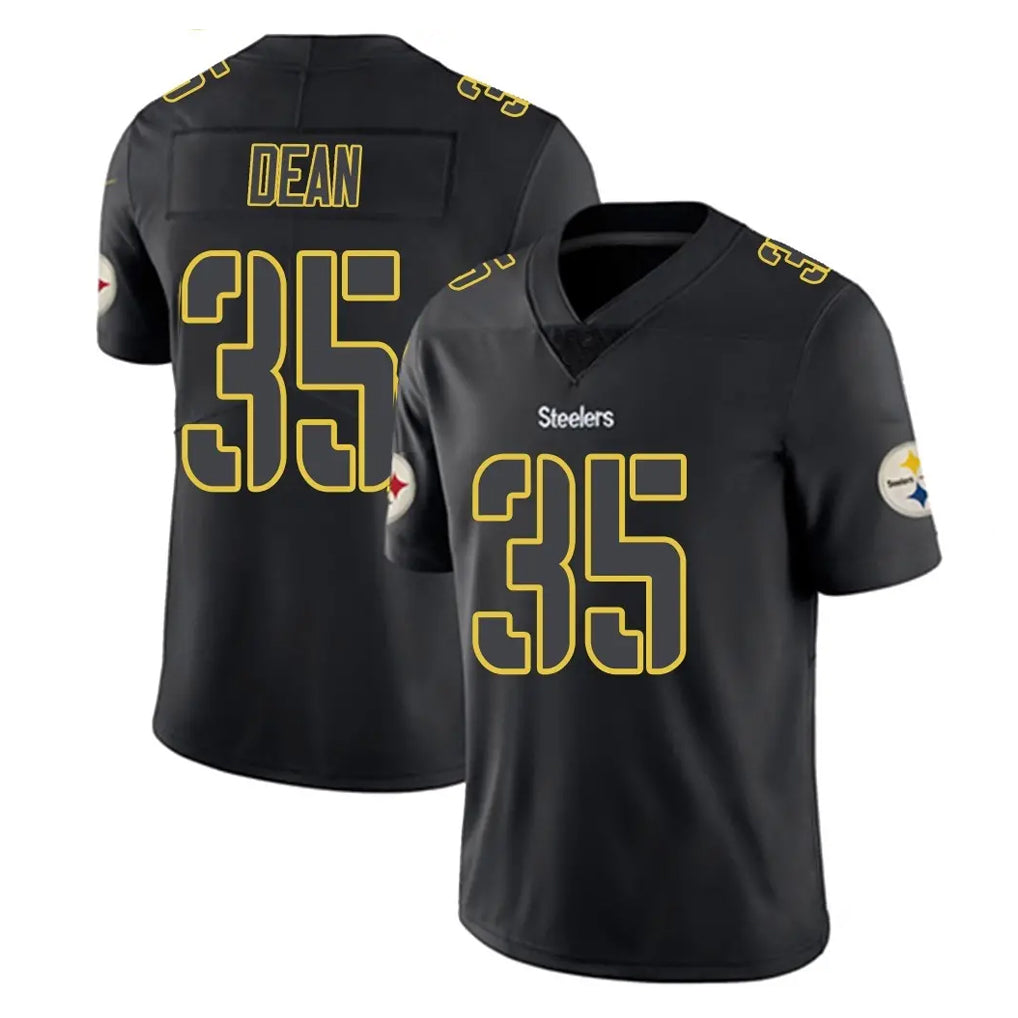 STECN P.Steelers #35 Jamel Dean Player Black Impact Limited Home Game Stitched Jerseys