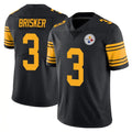 STECN P.Steelers #3 Jaquan Brisker Player Black Limited Color Rush Home Game Stitched Jerseys