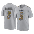 STECN P.Steelers #3 Jaquan Brisker Player Gray Atmosphere Fashion Home Game Stitched Jerseys