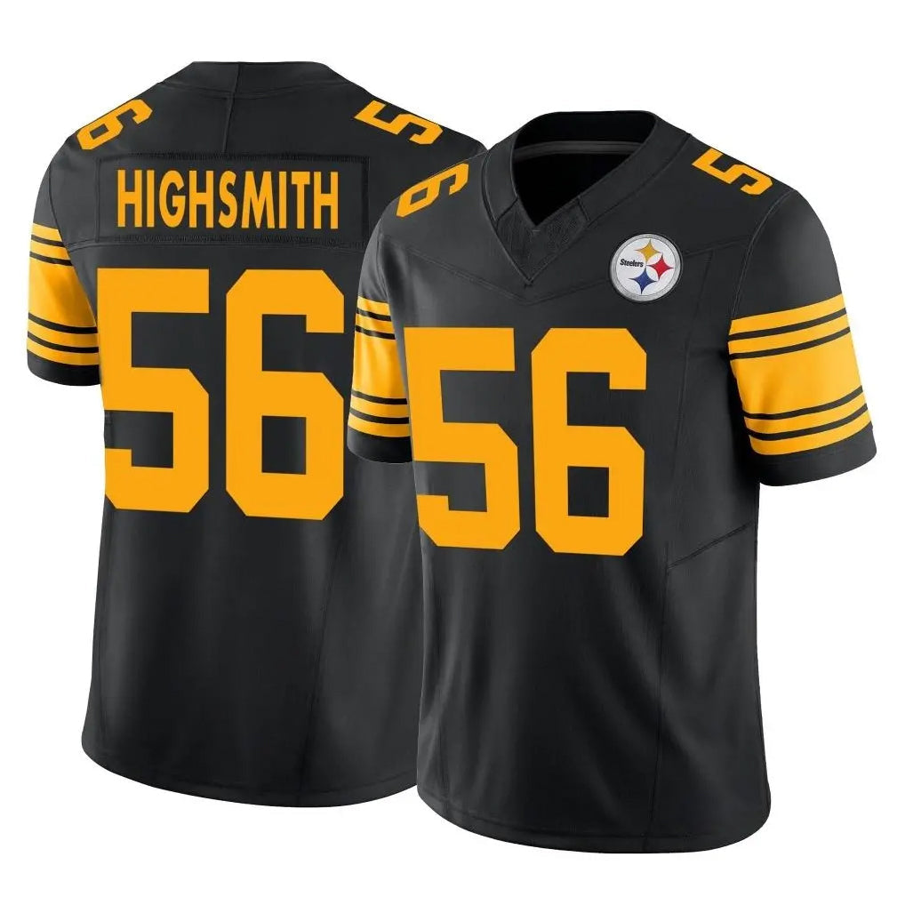 STECN P.Steelers #56 Alex Highsmith Player Black Limited 2nd Alternate Vapor F.U.S.E. Home Game Stitched Jerseys