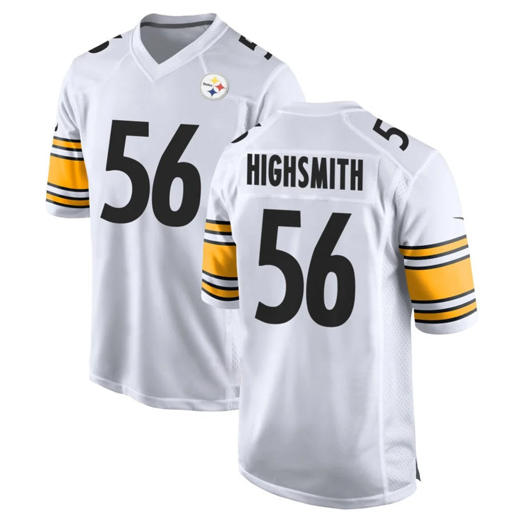 STECN P.Steelers #56 Alex Highsmith Player White Home Game Stitched Jerseys