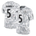 STECN P.Steelers #5 Jalen Ramsey Player Arctic Camo Limited Salute To Service Home Game Stitched Jerseys