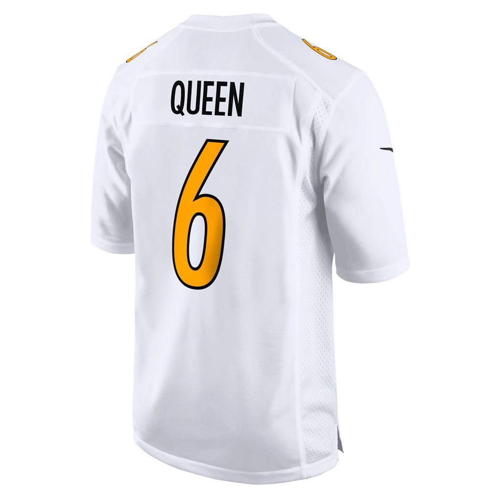 STECN P.Steelers #6 Patrick Queen Player White Fashion Limited Home Game Stitched Jerseys