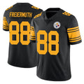 STECN P.Steelers #88 Pat Freiermuth Player Black Limited Color Rush Home Game Stitched Jerseys