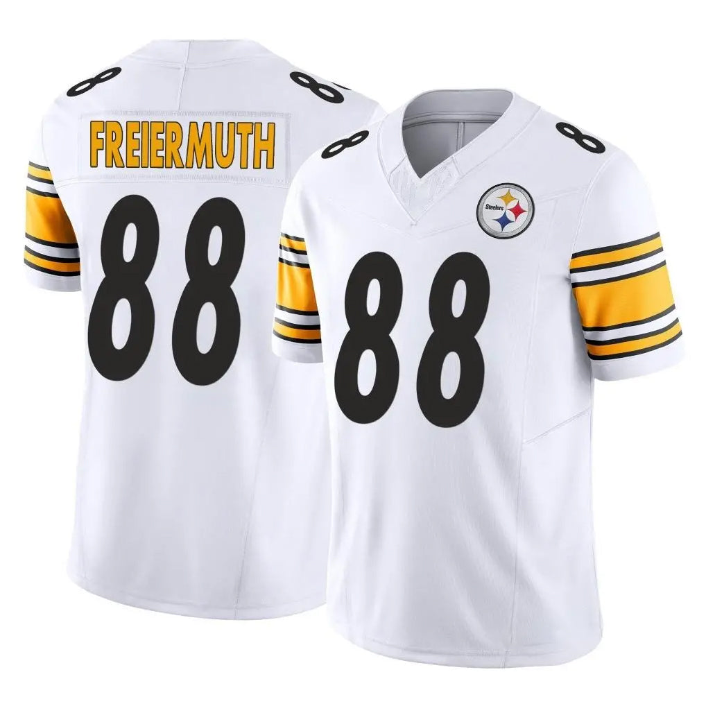 STECN P.Steelers #88 Pat Freiermuth Player White Limited Vapor F.U.S.E. Home Game Stitched Jerseys