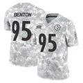 STECN P.Steelers #95 Keeanu Benton Player Arctic Camo Limited Salute To Service Home Game Stitched Jerseys