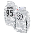 STECN P.Steelers #95 Keeanu Benton Player Arctic Camo Limited Salute to Service Pullover Hoodies Game Stitched Jerseys