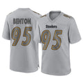STECN P.Steelers #95 Keeanu Benton Player Gray Atmosphere Fashion Home Game Stitched Jerseys
