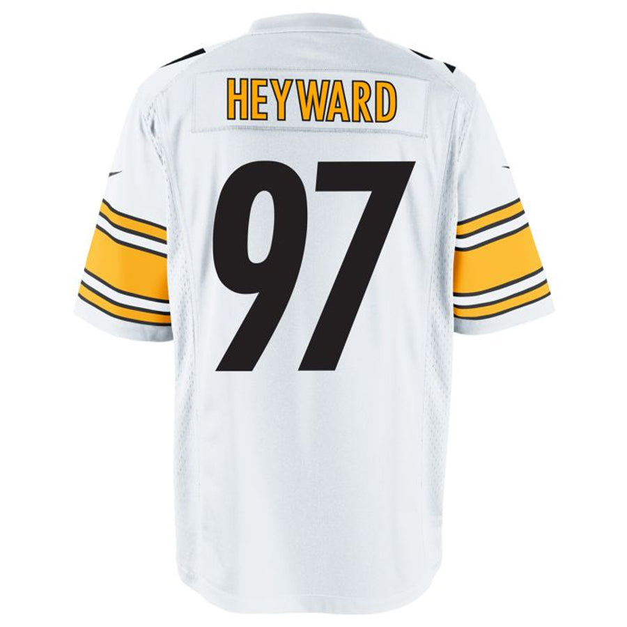 STECN P.Steelers #97 Cameron Heyward Player White Game Stitched Jerseys
