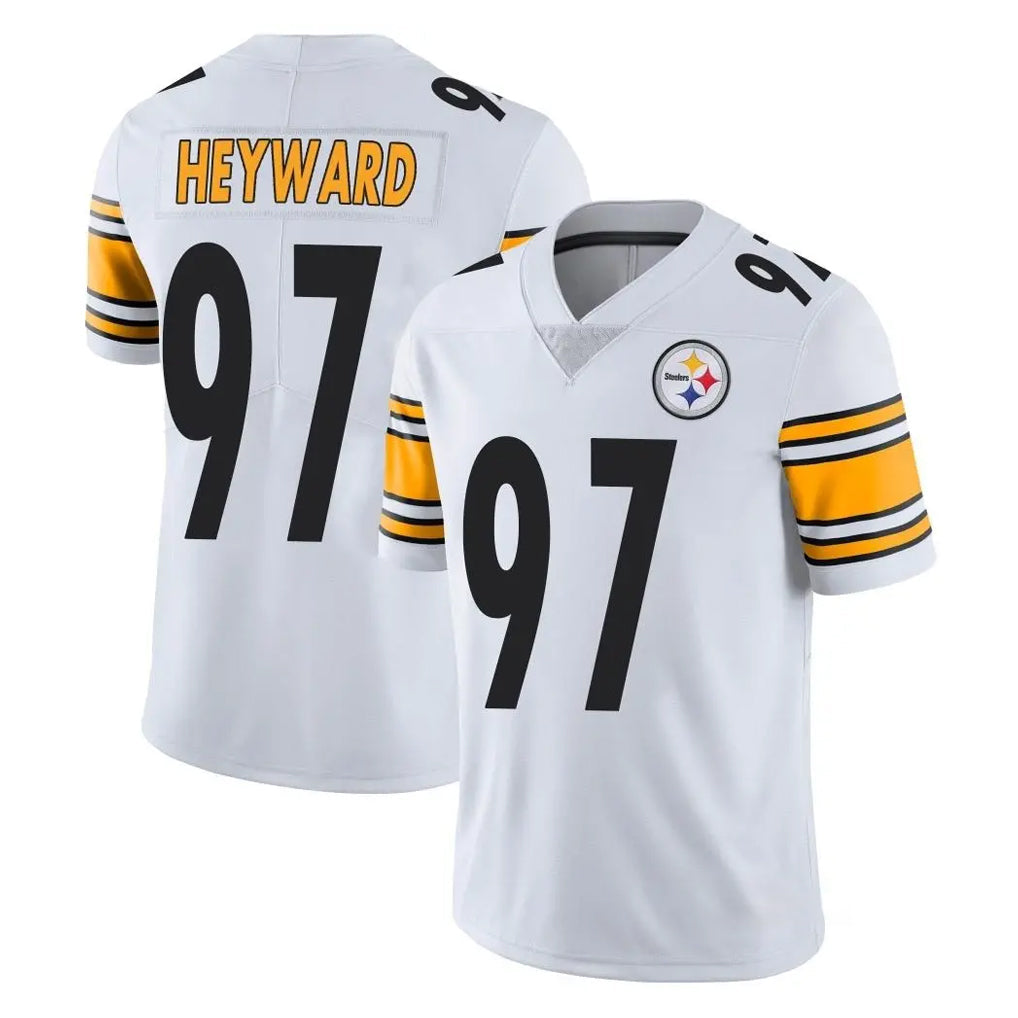 STECN P.Steelers #97 Cameron Heyward Player White Limited Vapor Untouchable Home Game Stitched Jerseys
