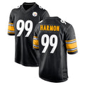 STECN P.Steelers #99 Derrick Harmon Player Black Home Game Stitched Jerseys