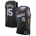 STECN P.Suns #15 Devin Booker Black Swingman Jerseys - Statement Edition