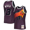 STECN P.Sunss #13 Steve Nash Mitchell & Ness Purple 1996-1997 Hardwood Classics Off-Court Swingman Jerseys