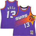 STECN P.Sunss #13 Steve Nash Mitchell & Ness Purple Hardwood Classics 1996-1997 Tropical Swingman Jerseys