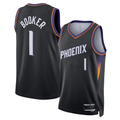STECN P.Sunss #1 Devin Booker Black Swingman Jerseys - Statement Edition