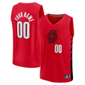 STECN PT.Blazers Fanatics Red Fast Break Replica Jerseys - Statement Edition