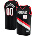 STECN PT.Blazers #00 Scoot Henderson Fanatics Black Fast Break Replica Jerseys - Icon Edition