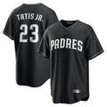 STECN S.Diego Padres #23 Fernando Tatis Jr Player Black Home Game Stitched Jerseys
