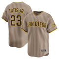 STECN S.Diego Padres #23 Fernando Tatis Jr Player Khaki Home Limited Stitched Jerseys