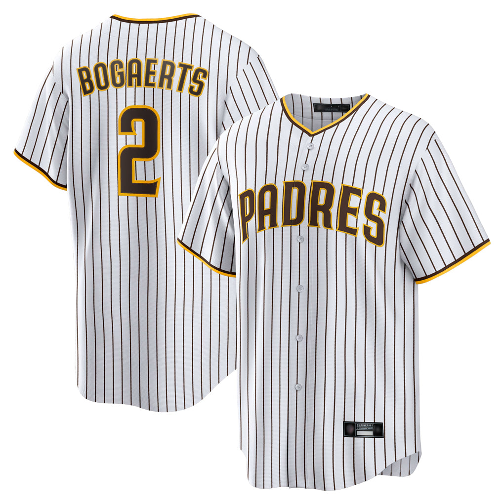 STECN S.Diego Padres #2 Xander Bogaerts Player White Home Game Stitched Jerseys