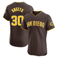 STECN S.Diego Padres #30 Gavin Sheets Player Brown Home Limited Elite Stitched Jerseys