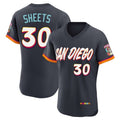 STECN S.Diego Padres #30 Gavin Sheets Player Obsidian 2026 City Connect Home Limited Elite T-shirt Stitched Jerseys