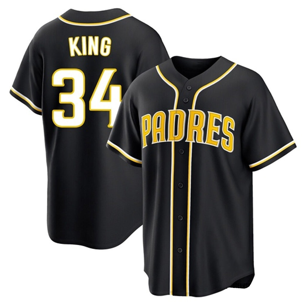 STECN S.Diego Padres #34 Michael King Player Black 2026 Fashion Home Stitched Jerseys