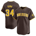 STECN S.Diego Padres #34 Michael King Player Brown Home Limited Stitched Jerseys