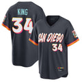 STECN S.Diego Padres #34 Michael King Player Obsidian 2026 City Connect Home Limited T-shirt Stitched Jerseys