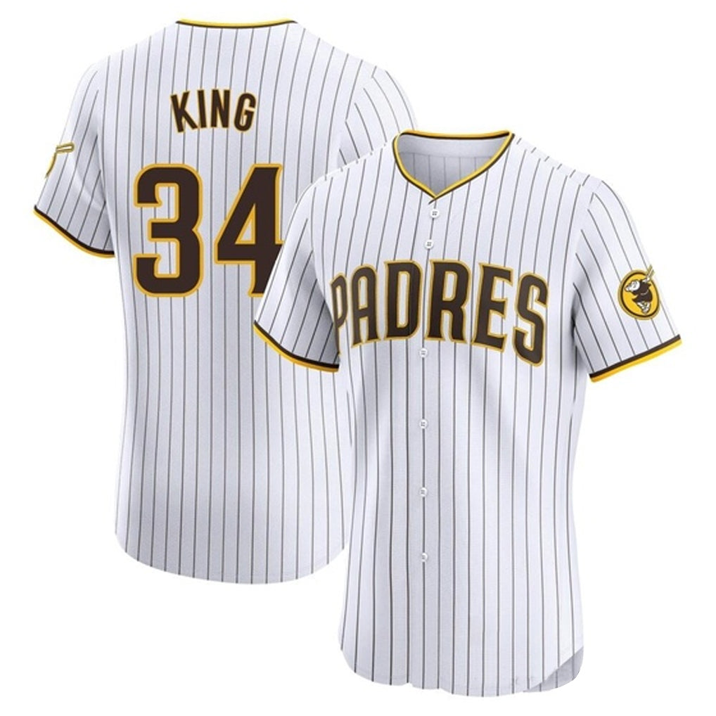 STECN S.Diego Padres #34 Michael King Player White Home Limited Elite Stitched Jerseys