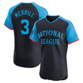 STECN S.Diego Padres #3 Jackson Merrill Player National League Navy All-Star Game Limited Elite Stitched Jerseys